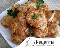 How to cook chicken breast chops - recipe with step by step photos