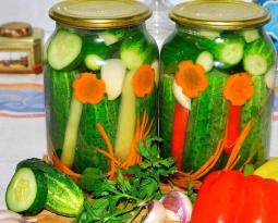 Pickled cucumbers for the winter in Polish: recipes