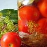 항아리에 겨울 동안 토마토를 보존하는 방법